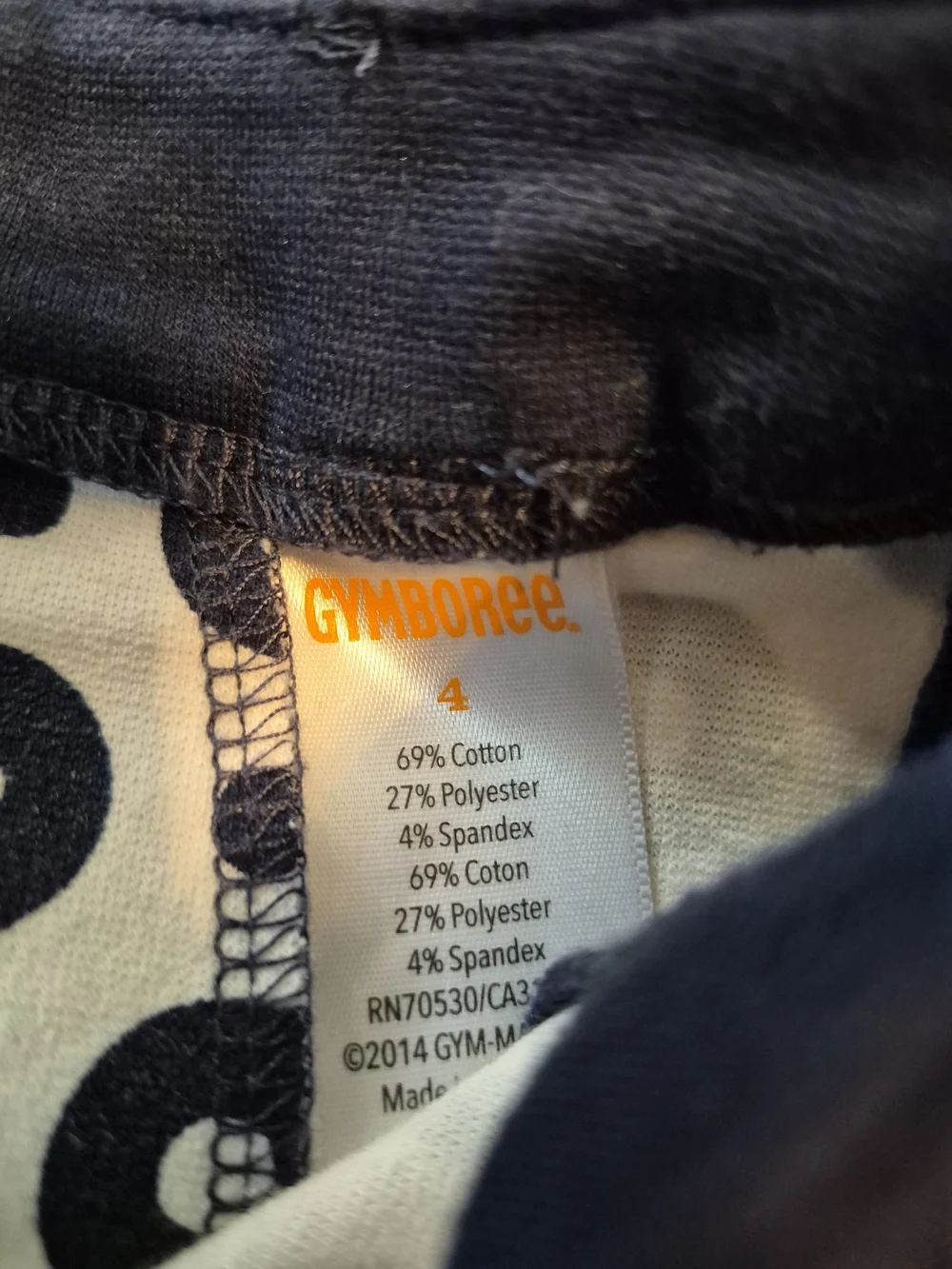 Gymboree Navy & White Circle Print Tank Dress